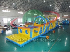 Great Fun Giant Playground Outdoor Inflatable Obstacle Course For Adults in Wholesale Price