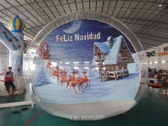 Military Inflatable Obstacle Bubble Tent Inflatable Snow Globe for Take Photo
