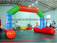 Durable PVC Tarpaulin water floating Inflatable airtight arch for advertising & Bungee Run Challenge