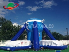 Commercial Use Blue Climbing Wall Massive Inflatable Rock Free Climb For Sale in Best Factory Price