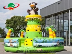 Bear Theme Inflatable Climbing Tower Inflatable Bouncy Climbing Wall For Sale With Factory Price