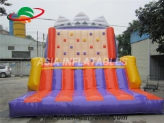 Best Price Tarpaulin PVC Resistance Inflatable Climbing Wall For Sale