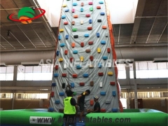 Hot Sale Sport Games Climbing Wall Inflatable Rock Climbing Mountains Paracute Ride & Rocket Ride