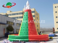 Commercial Kids Inflatable Rock Climbing Wall With Fireproof PVC Tarpaulin Manufacturers China