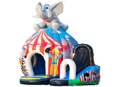 Elephant Disco Bouncy Castle