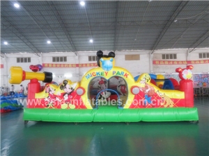 Inflatable Fun City, Inflatable Mickey Park Learning Club Bouncer House