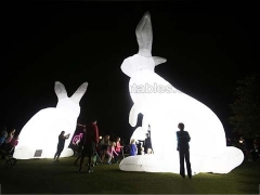Military Inflatable Obstacle Inflatable Rabbit With Lighting for Holiday Decoration