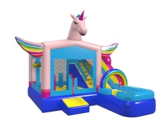 Bouncer gonfiabile per unicorno